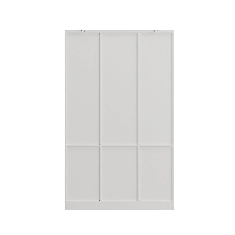 Ensemble de deux armoires Grand Closet d'inspiration vintage avec accents en métal