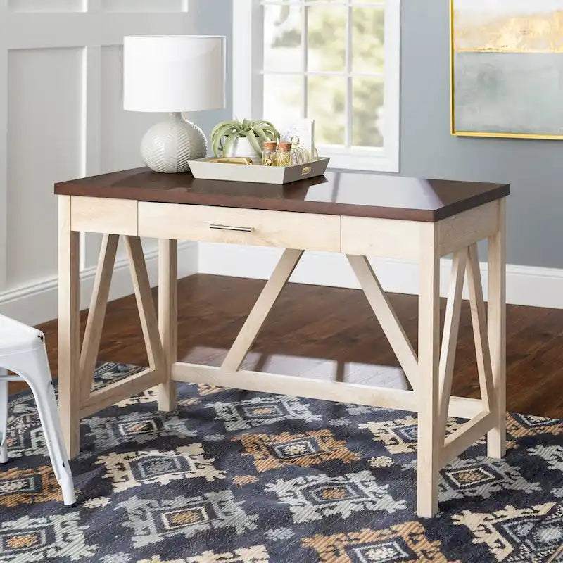 Bureau à écrire sur tréteaux