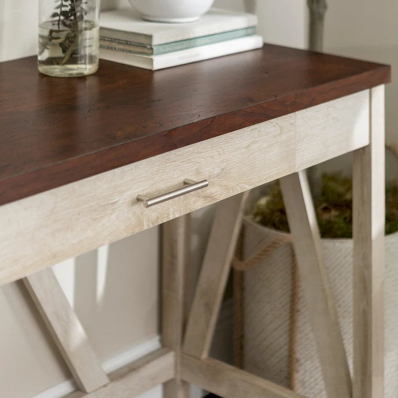 Bureau à écrire sur tréteaux