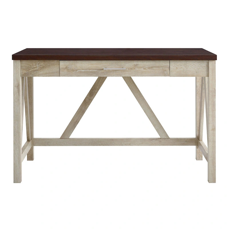 Bureau à écrire sur tréteaux