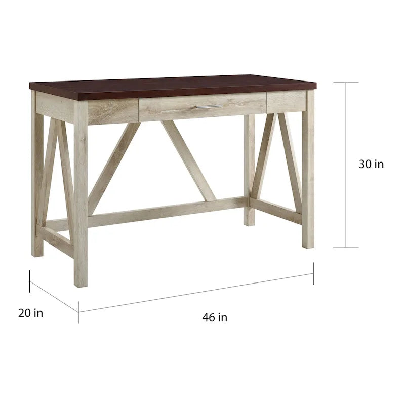 Bureau à écrire sur tréteaux