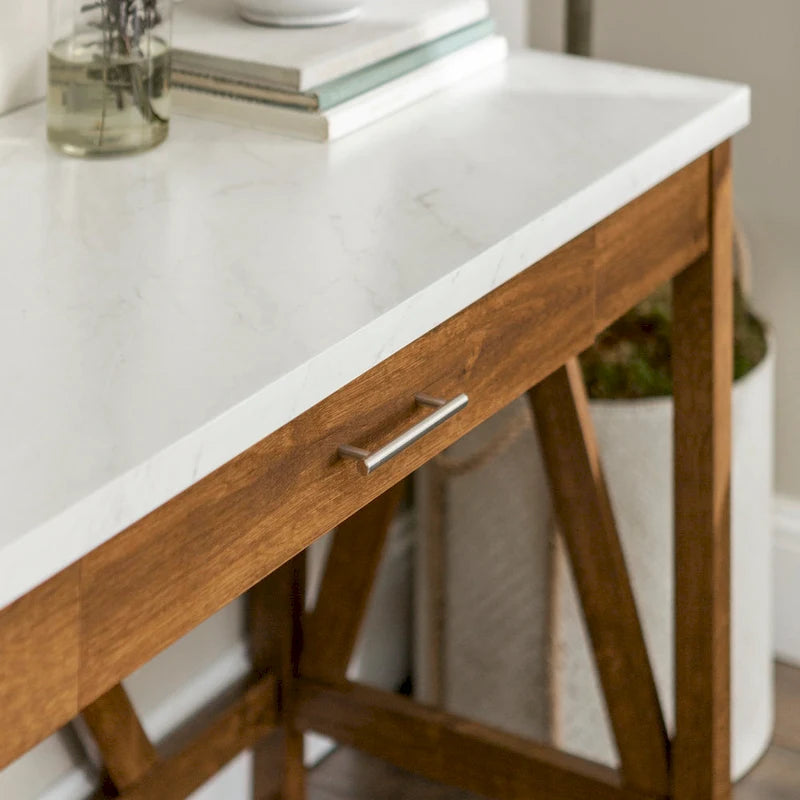 Bureau à écrire sur tréteaux