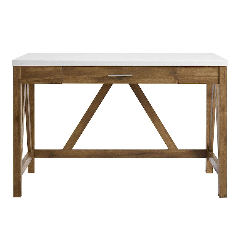Bureau à écrire sur tréteaux