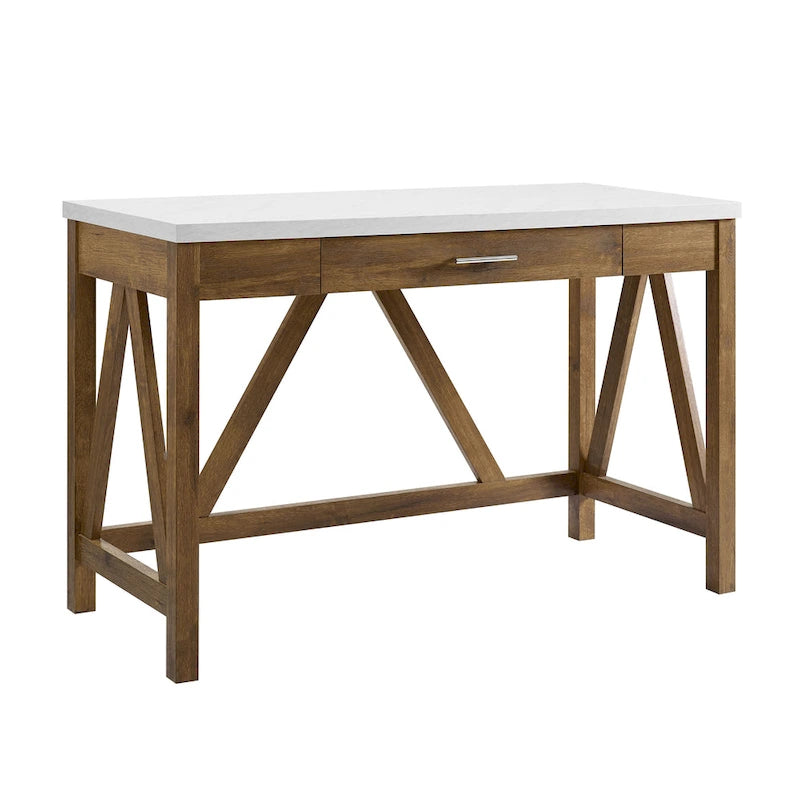 Bureau à écrire sur tréteaux