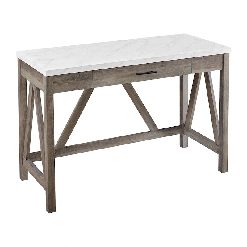 Bureau à écrire sur tréteaux