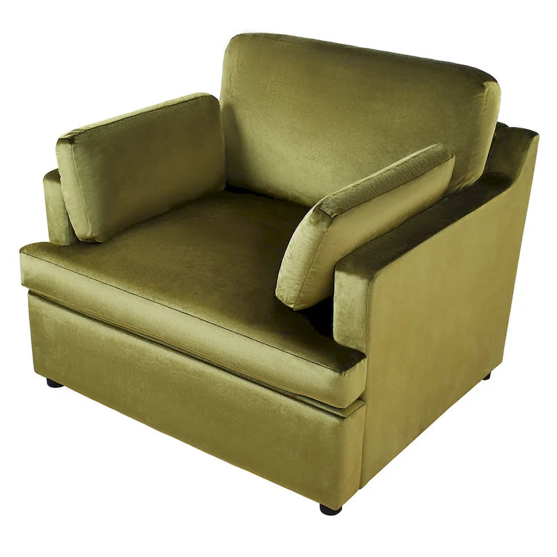 Fauteuil d'appoint surdimensionné - Coussins d'accoudoir confortables, Style neutre polyvalent, Design élégant, Cadre durable