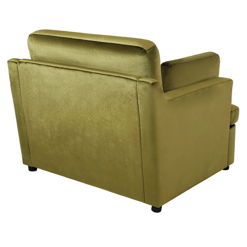 Fauteuil d'appoint surdimensionné - Coussins d'accoudoir confortables, Style neutre polyvalent, Design élégant, Cadre durable