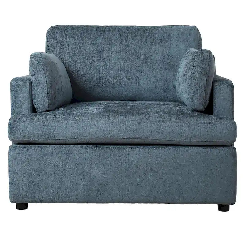 Fauteuil d'appoint surdimensionné - Coussins d'accoudoir confortables, Style neutre polyvalent, Design élégant, Cadre durable