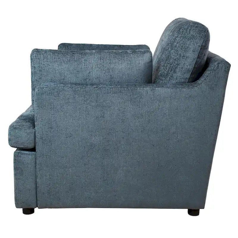 Fauteuil d'appoint surdimensionné - Coussins d'accoudoir confortables, Style neutre polyvalent, Design élégant, Cadre durable