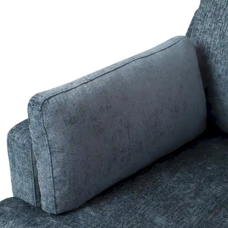 Fauteuil d'appoint surdimensionné - Coussins d'accoudoir confortables, Style neutre polyvalent, Design élégant, Cadre durable