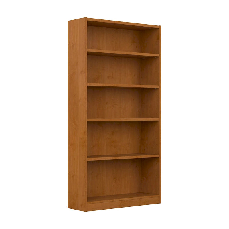 Bibliothèque à 5 étagères, haute et de rangement