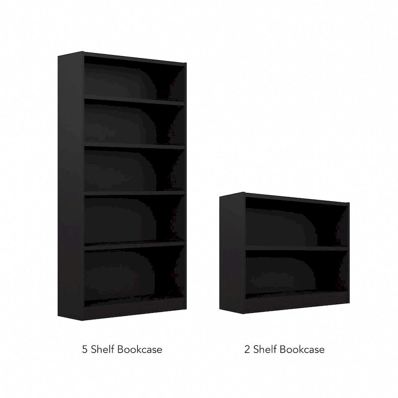Bibliothèque à 5 étagères, haute et de rangement