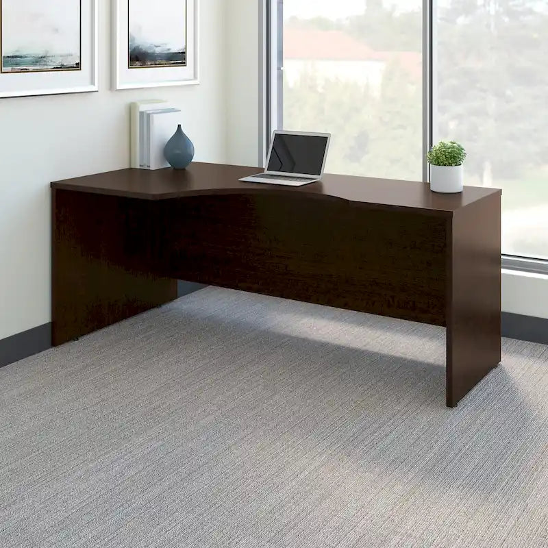 Bureau d'angle pour gaucher de 72 po