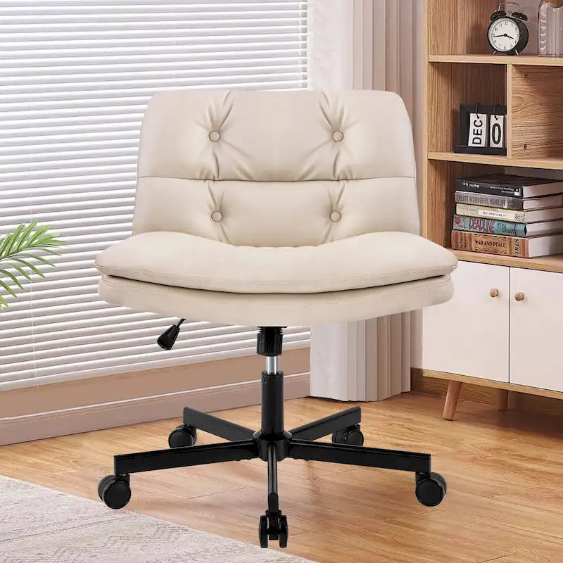 Larger Size 360 Swivel Home Office Chair with Wheels
