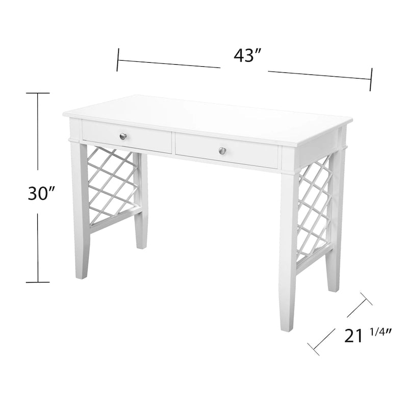 Bureau blanc