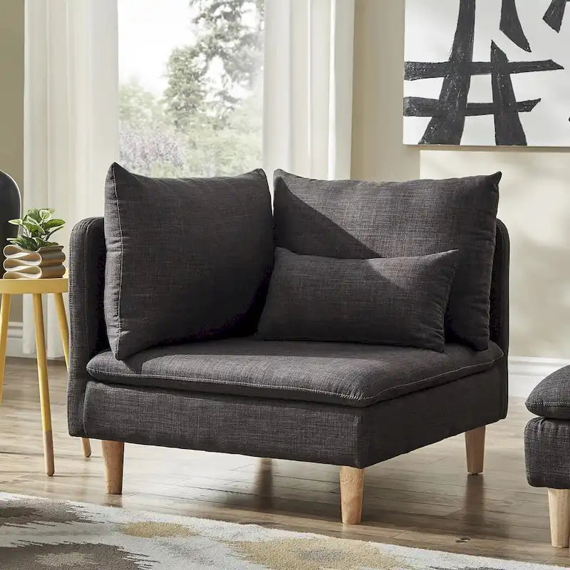 Fauteuil d'angle modulaire du milieu du siècle