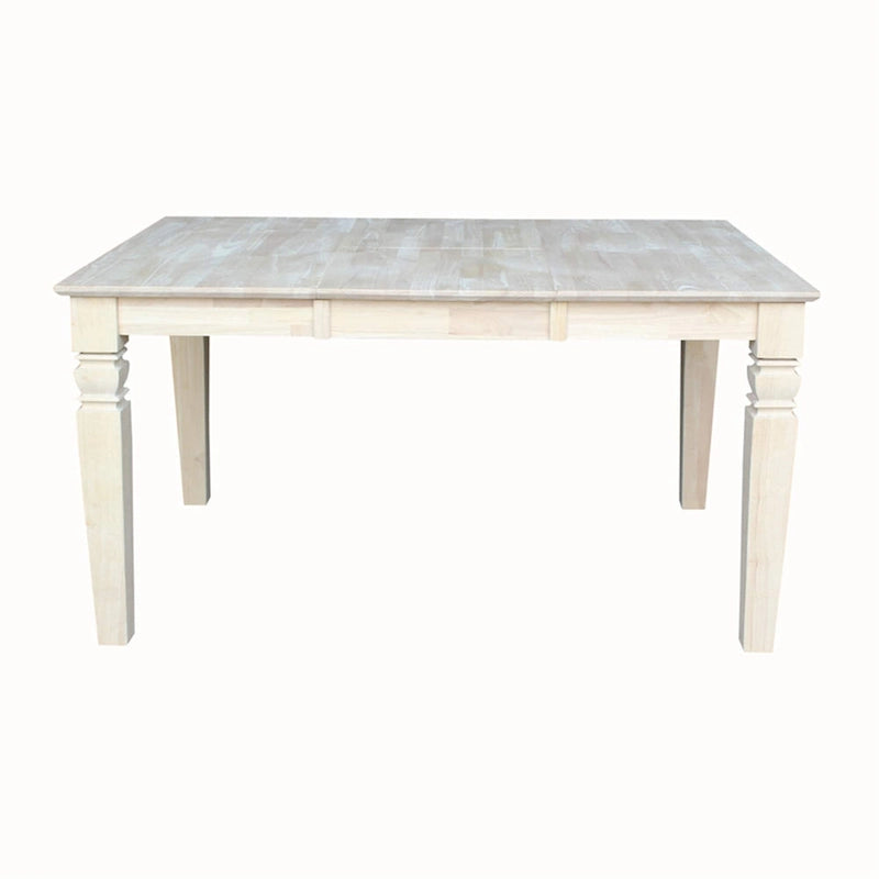 Table de salle à manger à rallonges papillon – Non finie