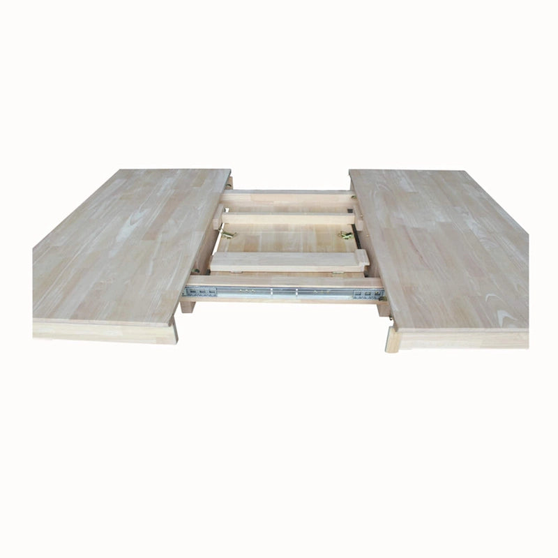 Table de salle à manger à rallonges papillon – Non finie