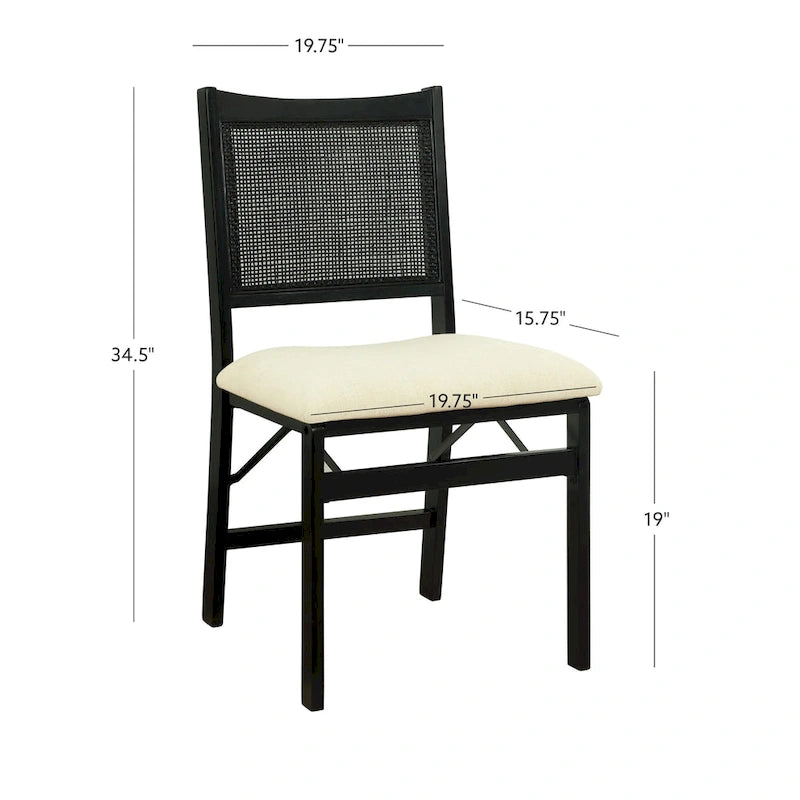Chaise d'appoint industrielle (Lot de 2)