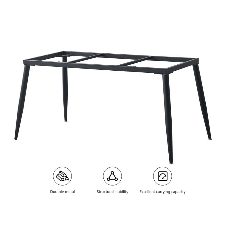 Table à manger rectangulaire 70,8" avec plateau en pierre