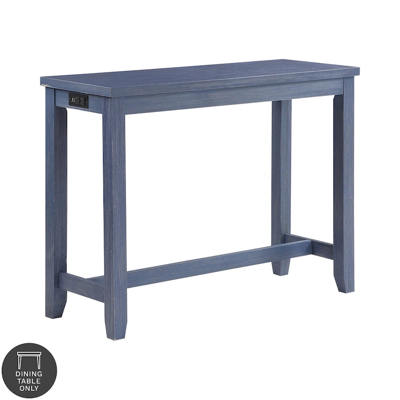 Table hauteur comptoir de 64 pouces avec port USB