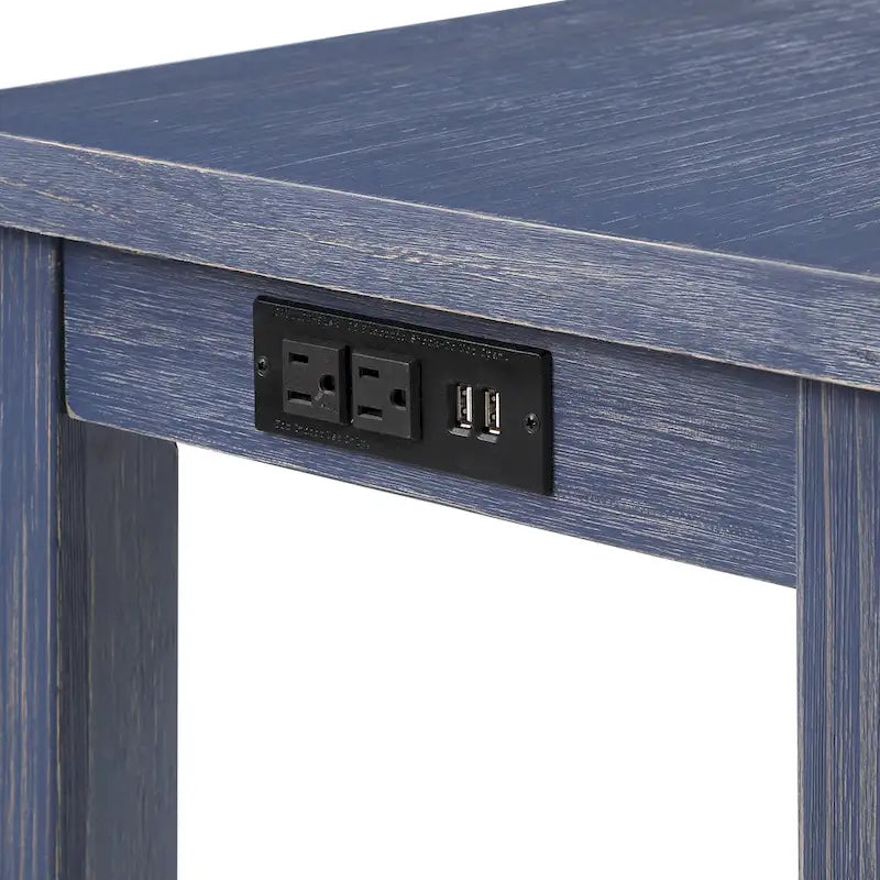 Table hauteur comptoir de 64 pouces avec port USB