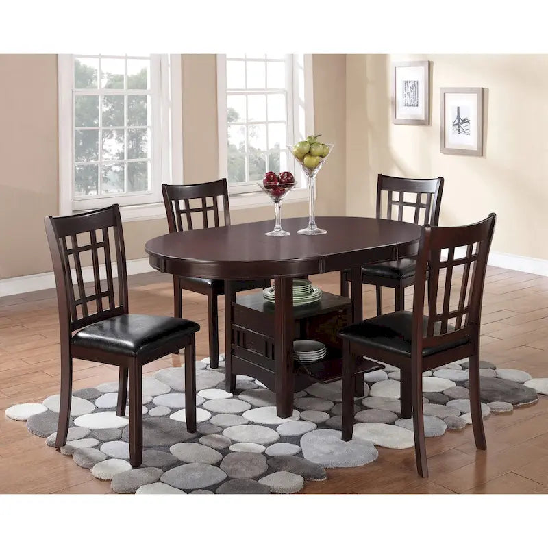 Chaises de salle à manger en similicuir (lot de 2)