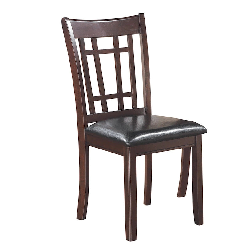 Chaises de salle à manger en similicuir (lot de 2)
