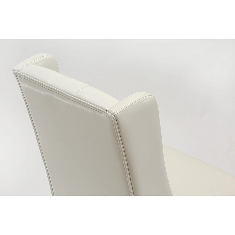 Chaises de cuisine - Chaises de salle à manger capitonnées avec rivets, lot de 2 (finition et rembourrage)