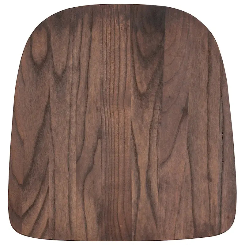 Rustic Wood Seat for Colorful Metal Chairs - Wood Seat Attachment