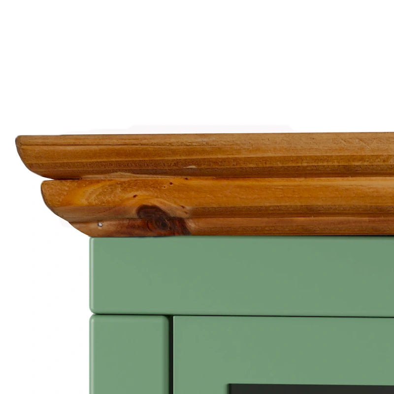 Table de chevet avec meuble de rangement et plateau en bois massif, 1 pièce/2 pièces