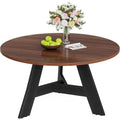 Table à manger ronde rustique pour 4 personnes
