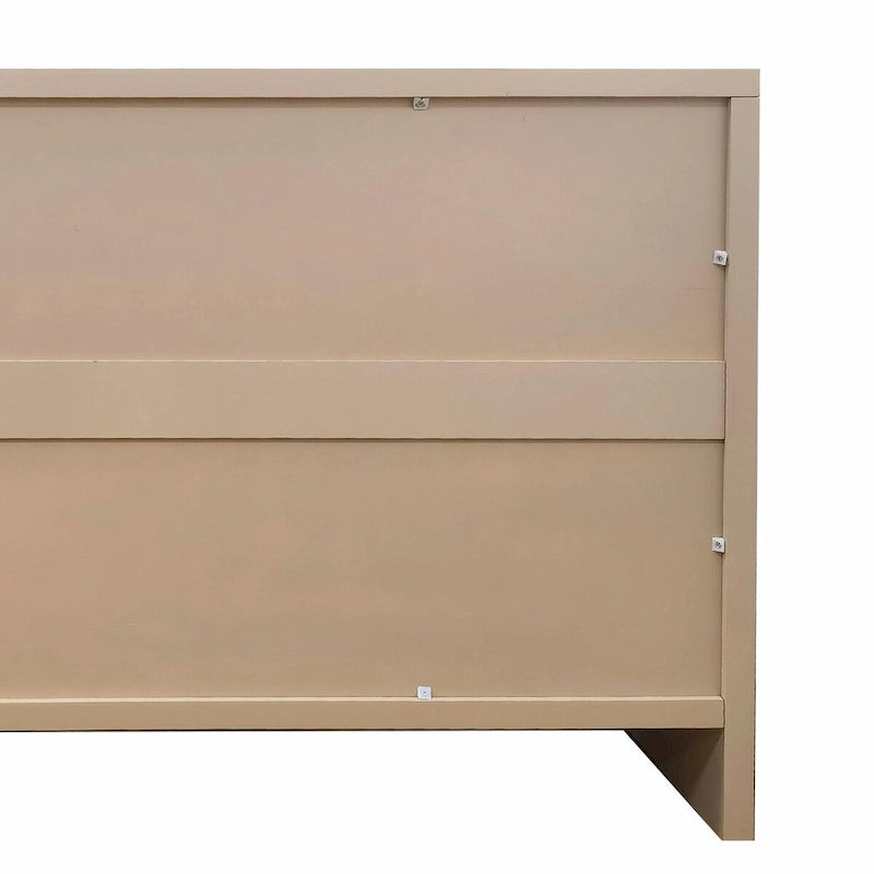 Bahut de style rustique à 4 portes en bois