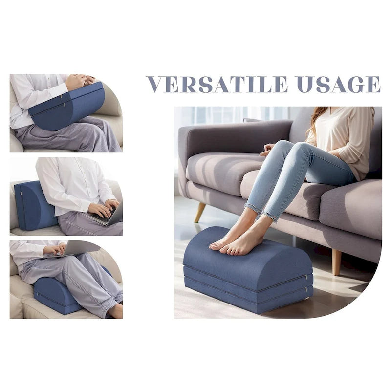 Repose-pieds ergonomique et tabouret repose-pieds de bureau réglable en hauteur pour un soutien sous le bureau