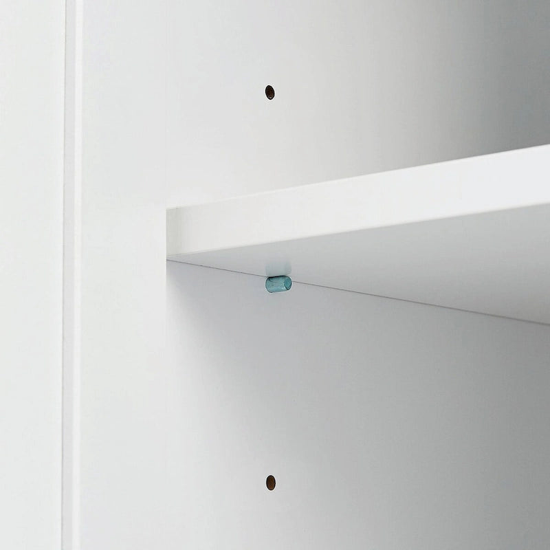 Meuble de rangement haut et large avec portes et trois tiroirs