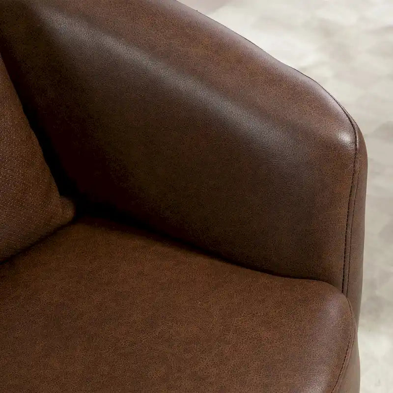Fauteuil pivotant cylindrique de salon moderne