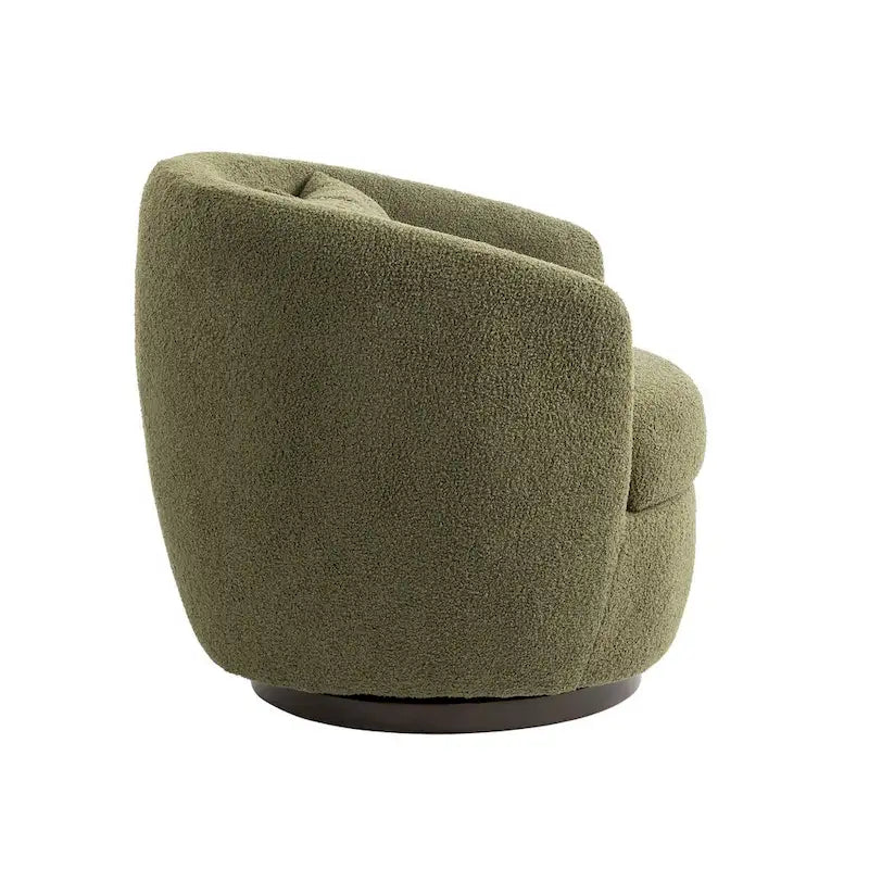 Fauteuil pivotant cylindrique de salon moderne