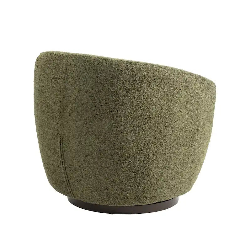 Fauteuil pivotant cylindrique de salon moderne