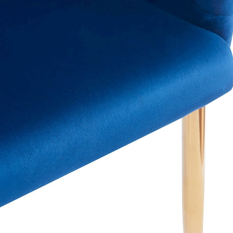 Fauteuil d'appoint de luxe fait à la main avec pieds dorés, fauteuil moderne en velours pour salon et chambre à coucher