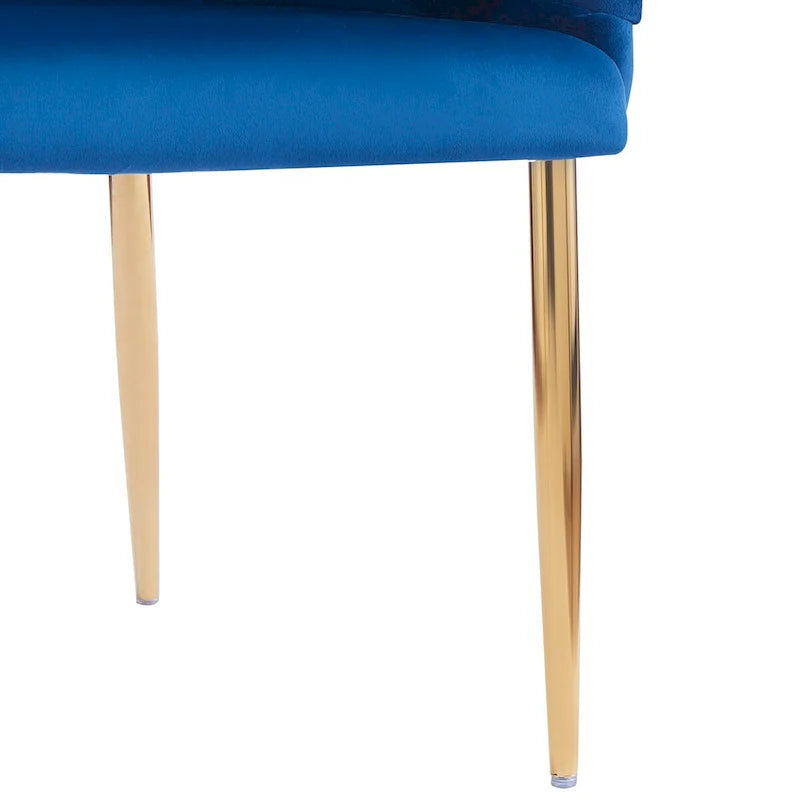 Fauteuil d'appoint de luxe fait à la main avec pieds dorés, fauteuil moderne en velours pour salon et chambre à coucher